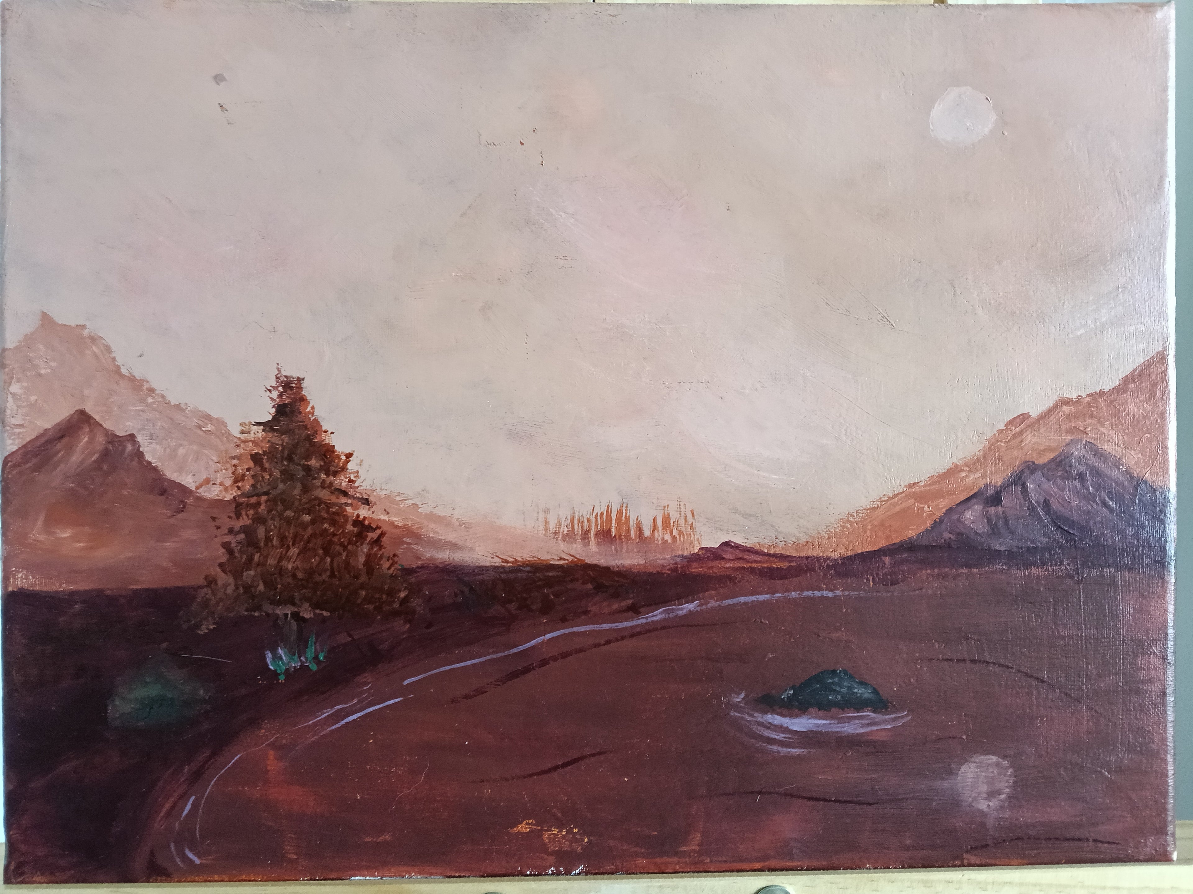 Original painting "Otway Sunset"